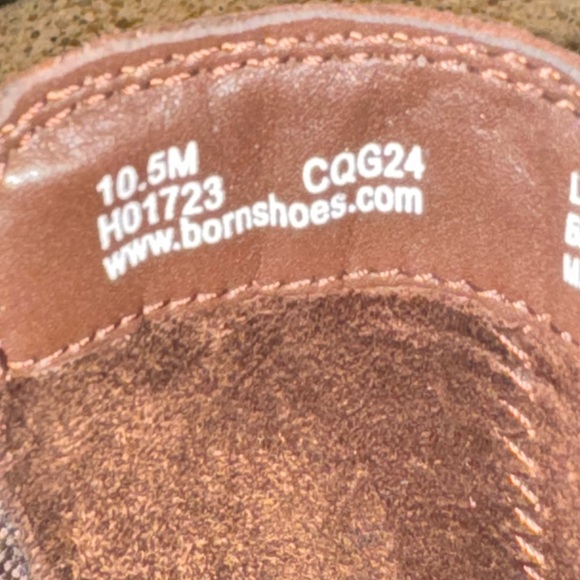 Born Dark Brown Leather Men's Boots 10.5 - Picture 8 of 11